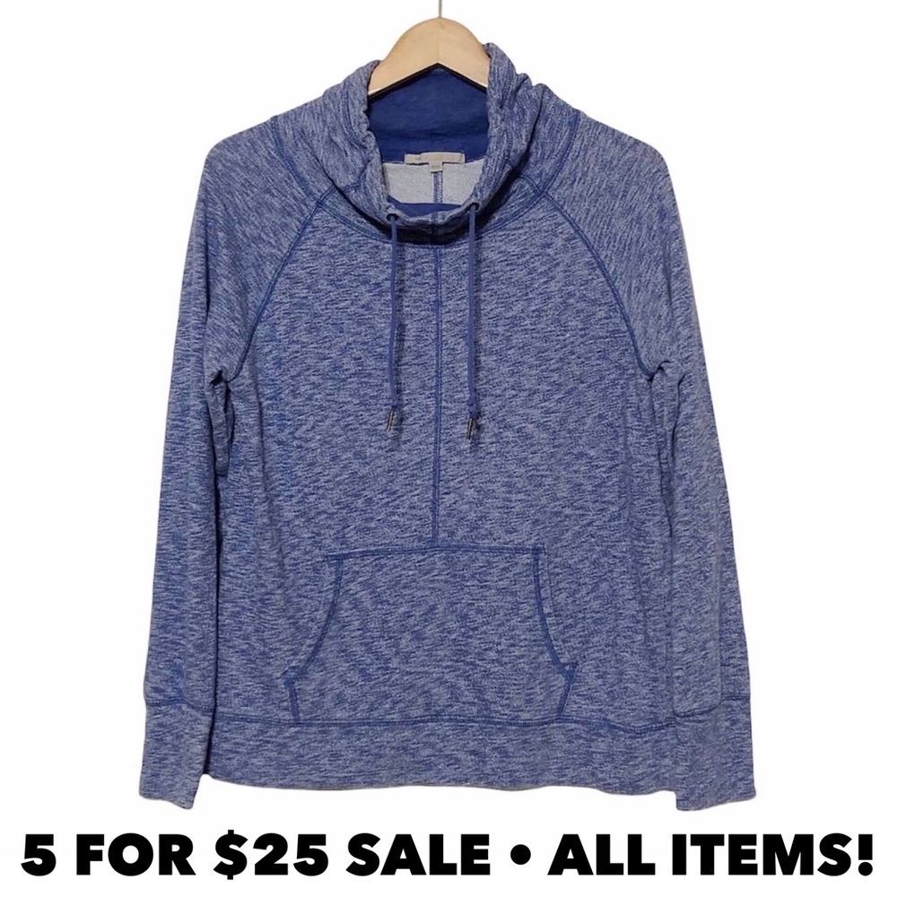 Gap Funnelneck Marled Knit Pullover